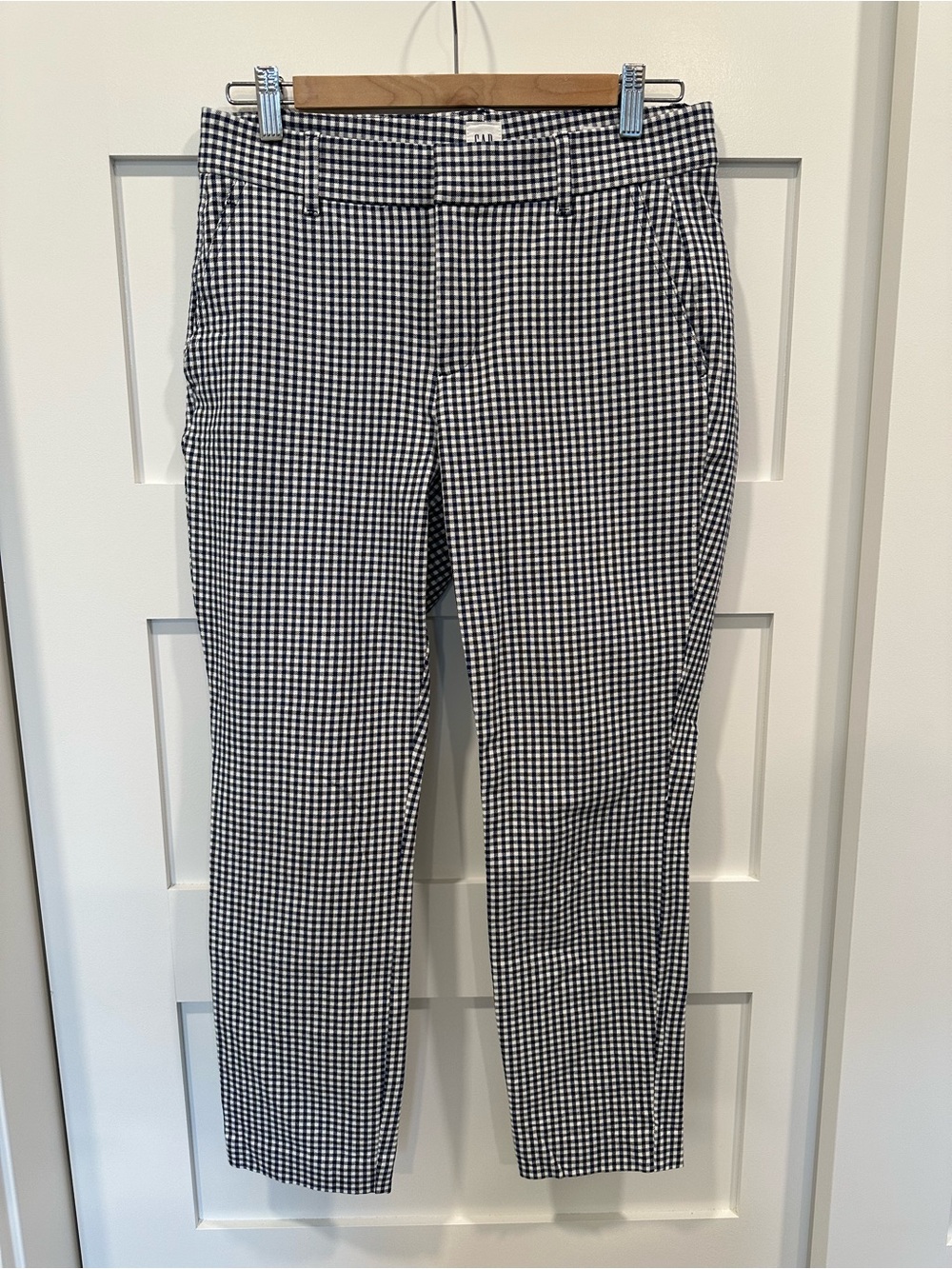 Gap Gingham Ankle Pants